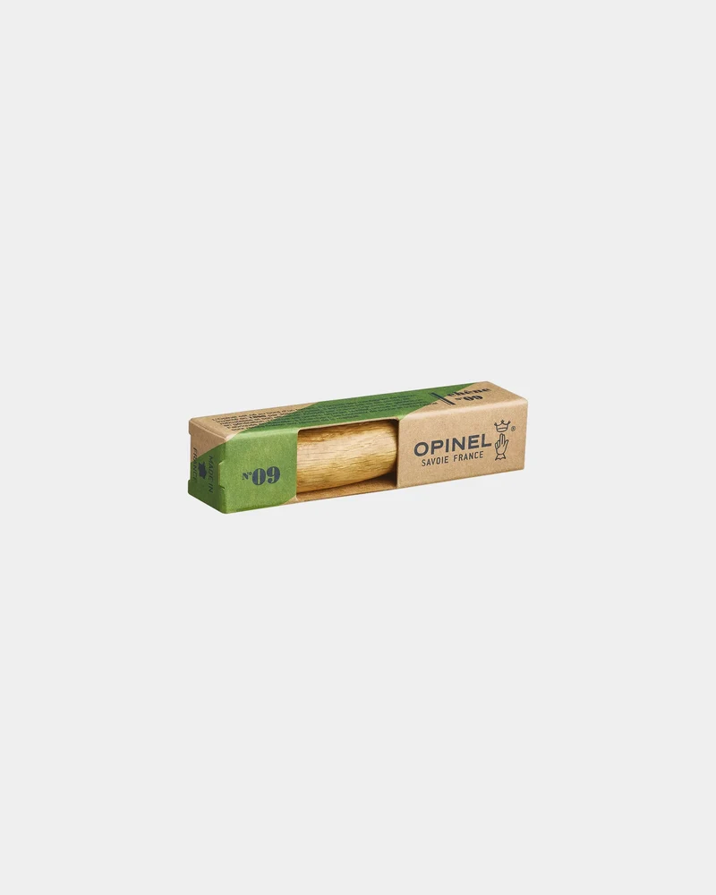 Couteau acier inoxydable Opinel N°09 Chêne à personnaliser