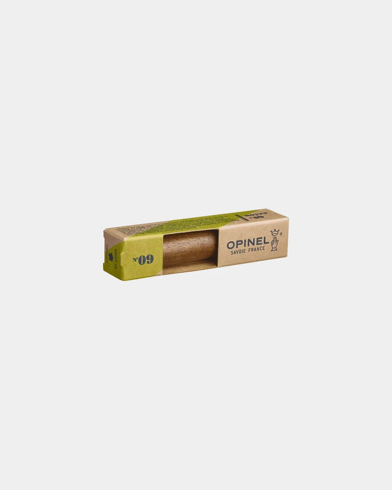 Couteau acier inoxydable Opinel N°09 Chêne à personnaliser