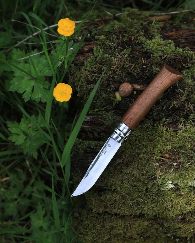 Couteau acier inoxydable Opinel N°09 Chêne à personnaliser