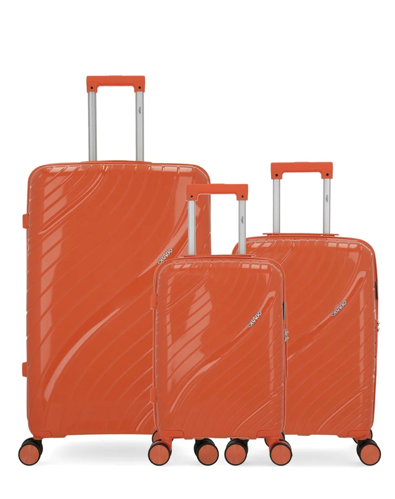 Lot de 3 Valises Rigides Grand Format, Cabine et Cabine XS LYRA