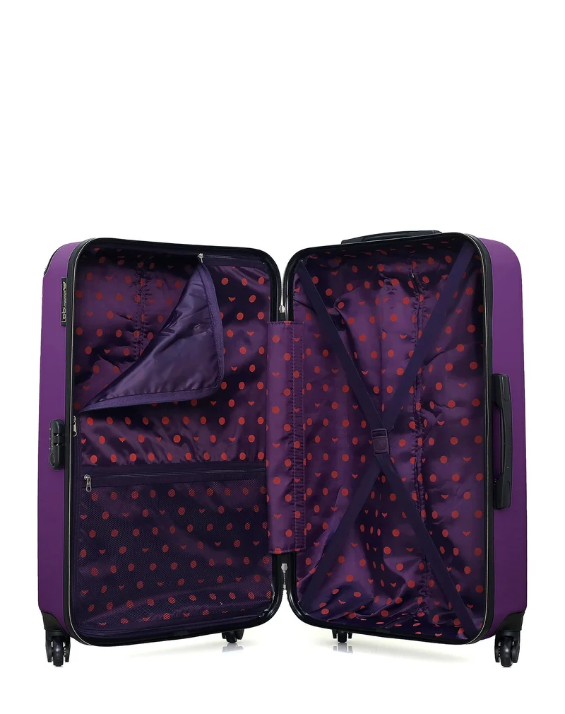 Lot de 2 Valises Rigides Grand Format et Cabine XS AMELIE-A
