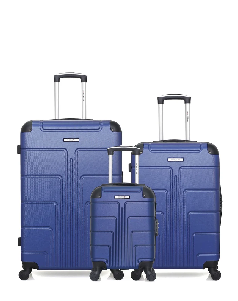 Lot de 3 Valises Rigides Grand Format, Taille moyenne et Cabine XXS OTTAWA