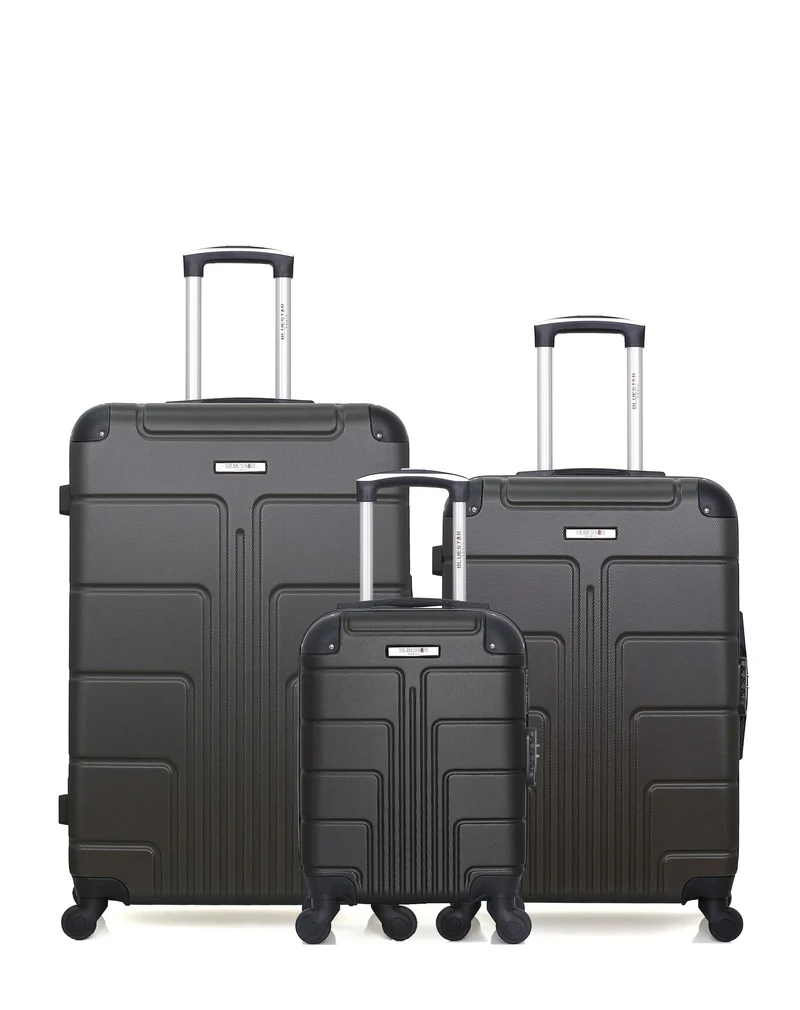 Lot de 3 Valises Rigides Grand Format, Taille moyenne et Cabine XXS OTTAWA