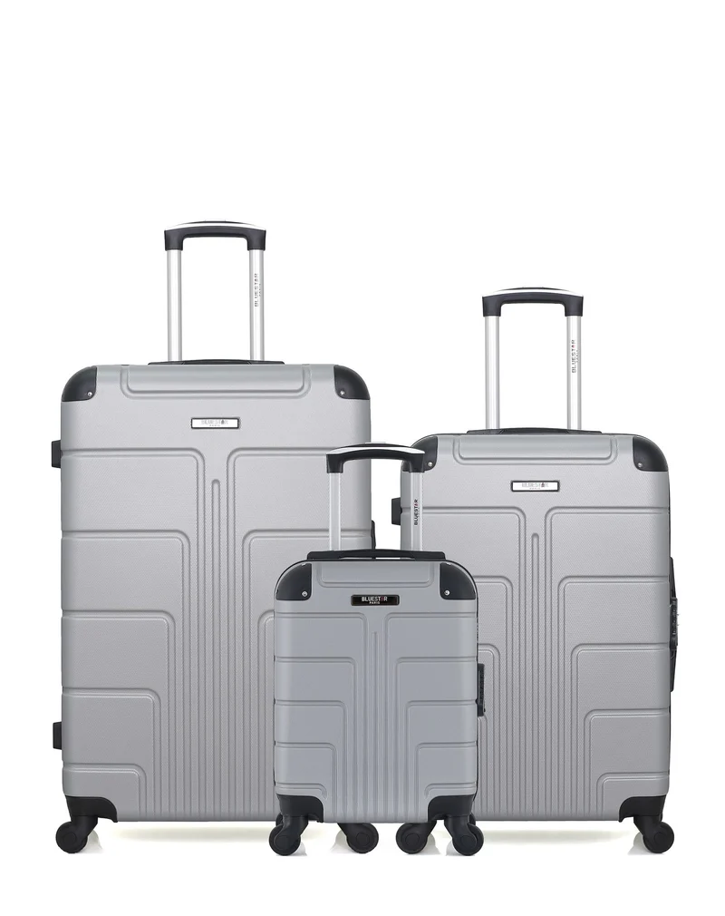Lot de 3 Valises Rigides Grand Format, Taille moyenne et Cabine XXS OTTAWA