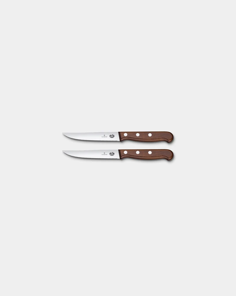 Couteaux à steak inox Victorinox Wood 12 cm à personnaliser