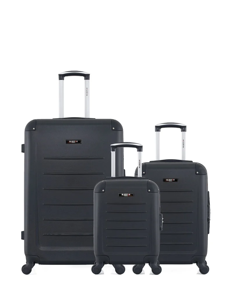 Lot de 3 Valises Rigides Grand Format, Cabine et Cabine XXS OPERA