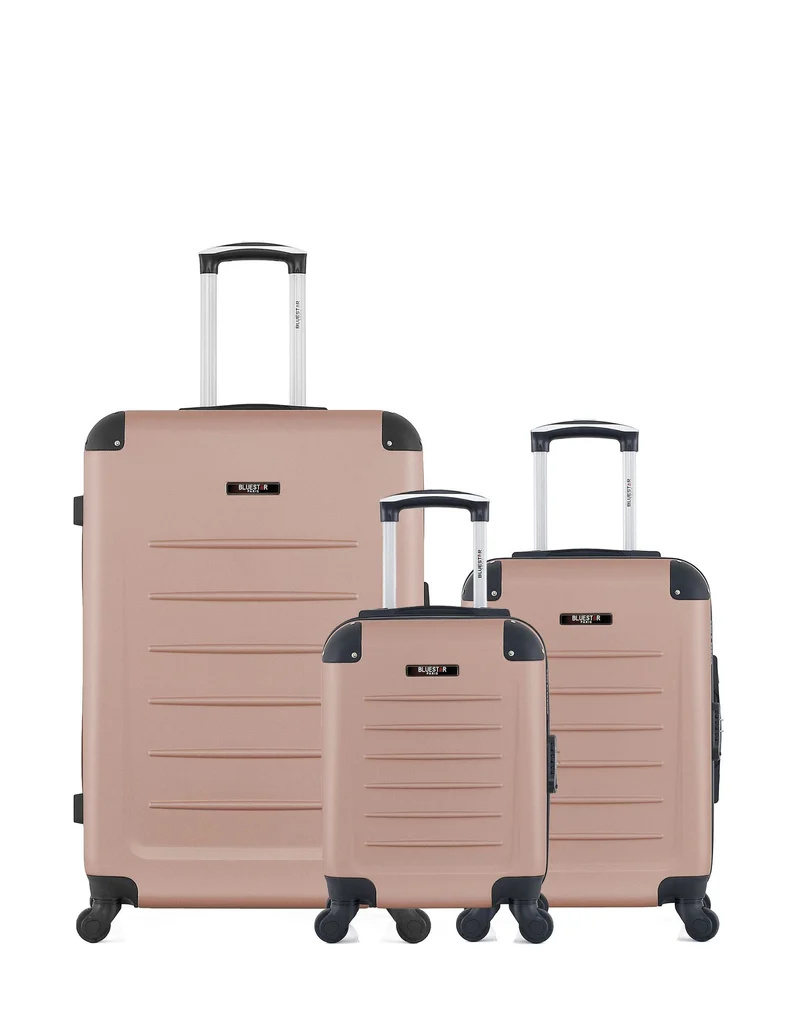Lot de 3 Valises Rigides Grand Format, Cabine et Cabine XXS OPERA
