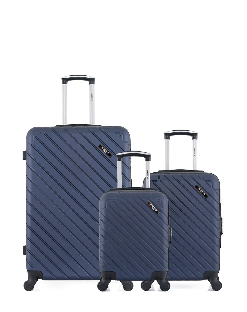Lot de 3 Valises Rigides Grand Format, Cabine et Cabine XXS CITE