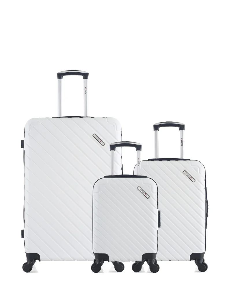 Lot de 3 Valises Rigides Grand Format, Cabine et Cabine XXS CITE