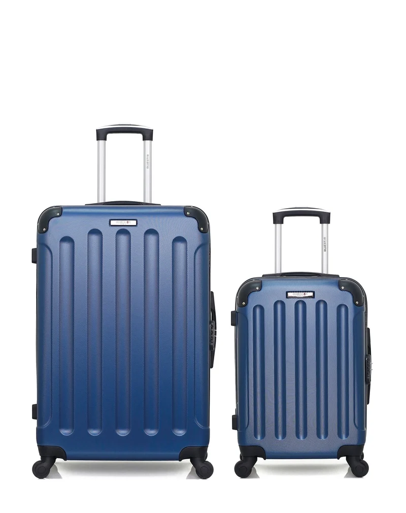 Lot de 2 Valises Rigides Grand Format et Cabine MADRID
