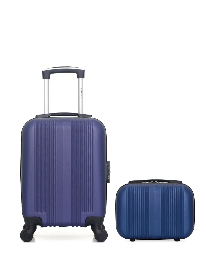 Lot de 2 Valises Rigides Cabine XXS et Vanity LIPARI