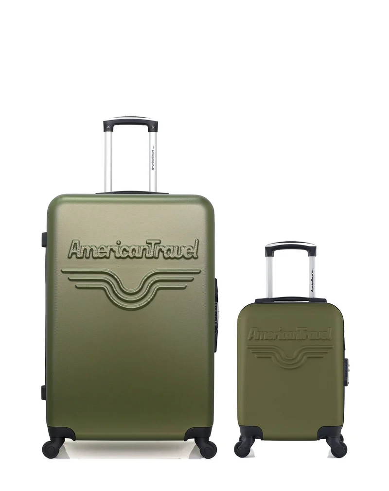 Lot de 2 Valises Rigides Grand Format et Cabine XXS CHELSEA