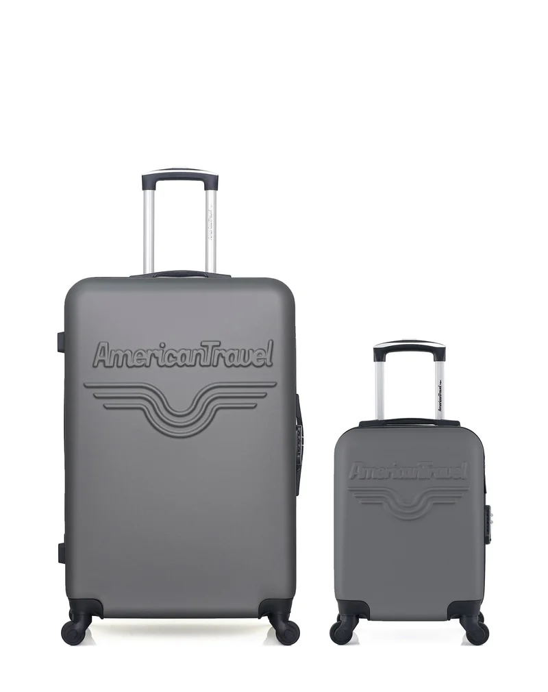 Lot de 2 Valises Rigides Grand Format et Cabine XXS CHELSEA