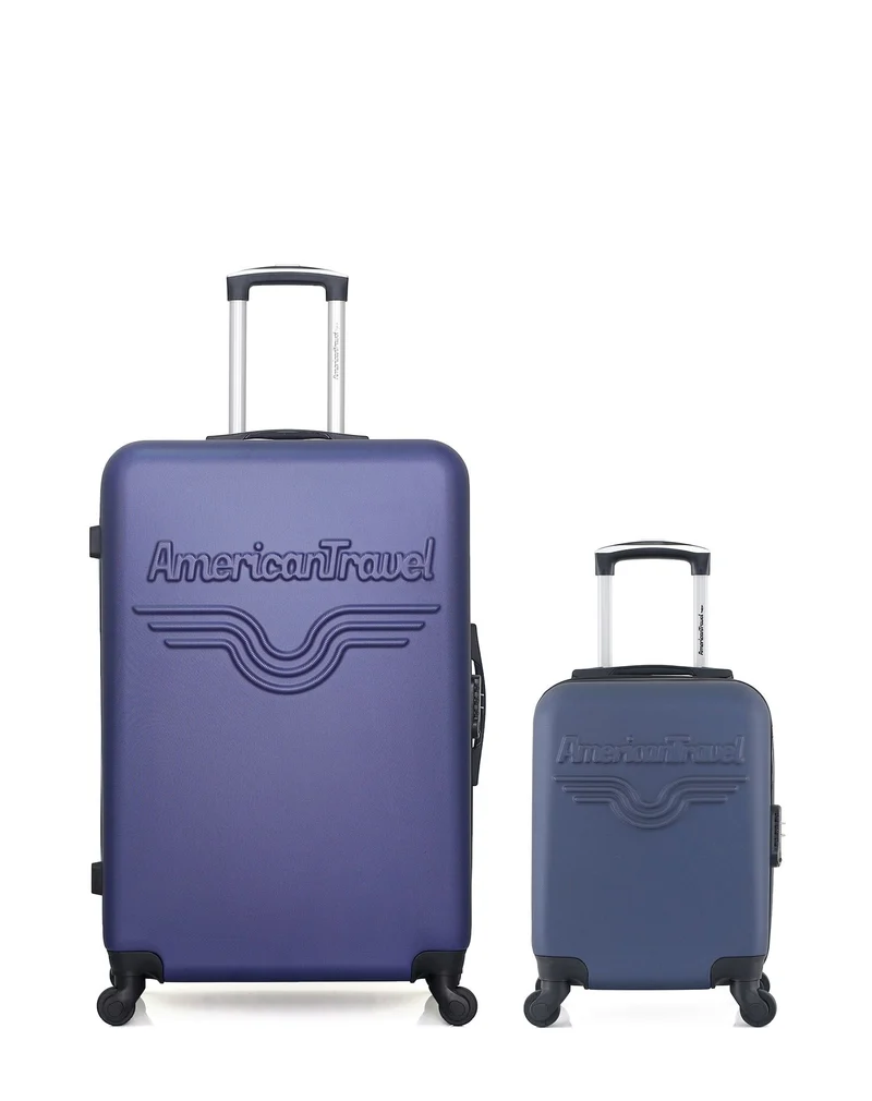 Lot de 2 Valises Rigides Grand Format et Cabine XXS CHELSEA