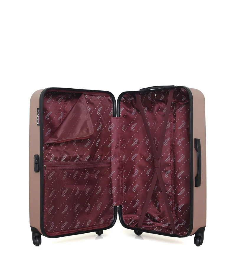 Lot de 3 Valises Rigides Grand Format, Cabine et Cabine XXS BROOKLYN
