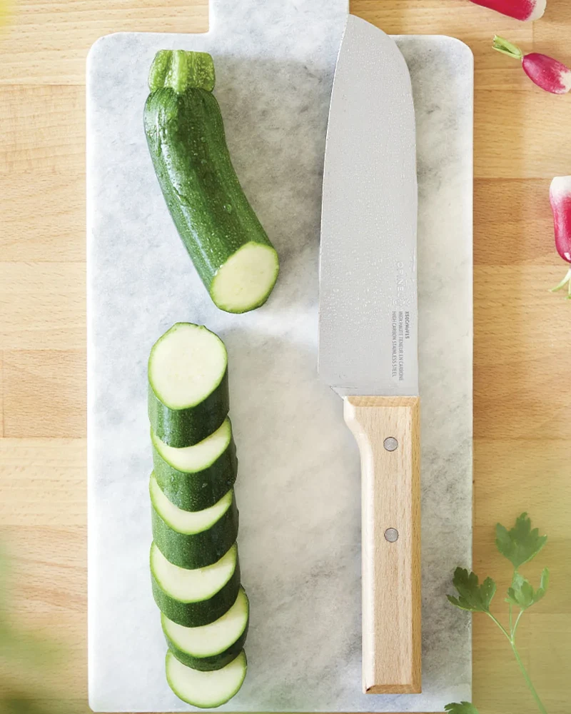 Couteau Santoku acier inoxydable Opinel N°119 à personnaliser