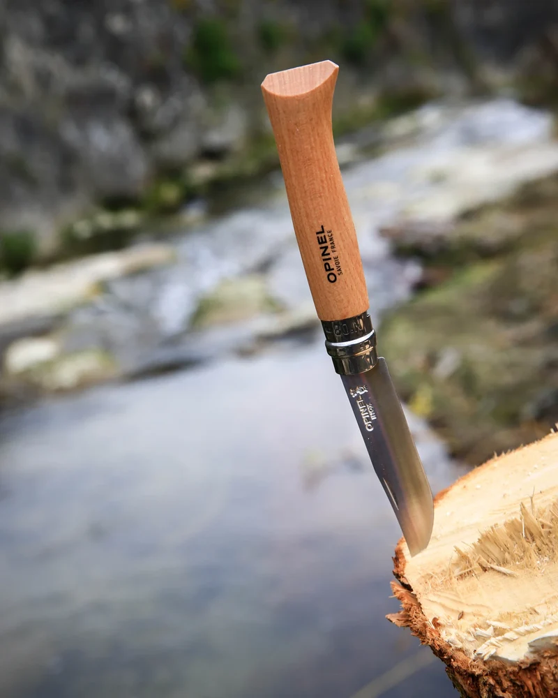 Couteau acier inoxydable Opinel N°08 à personnaliser
