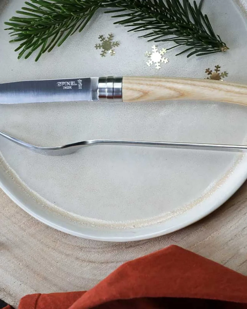 Couteaux de table acier inoxydable Opinel Facette à personnaliser