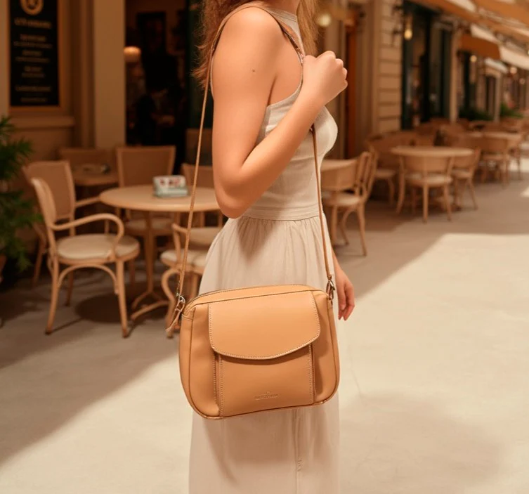 Sac Porté Croisé Juliette - Beige
