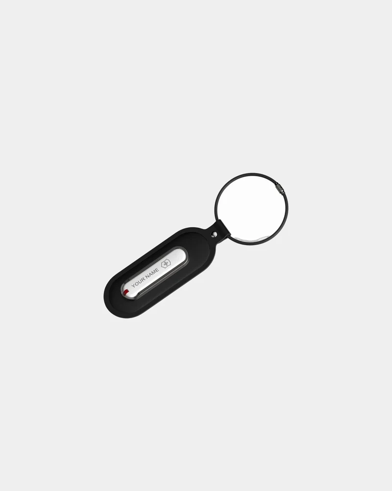 Porte-adresse noir Victorinox Travel Essentials à personnaliser