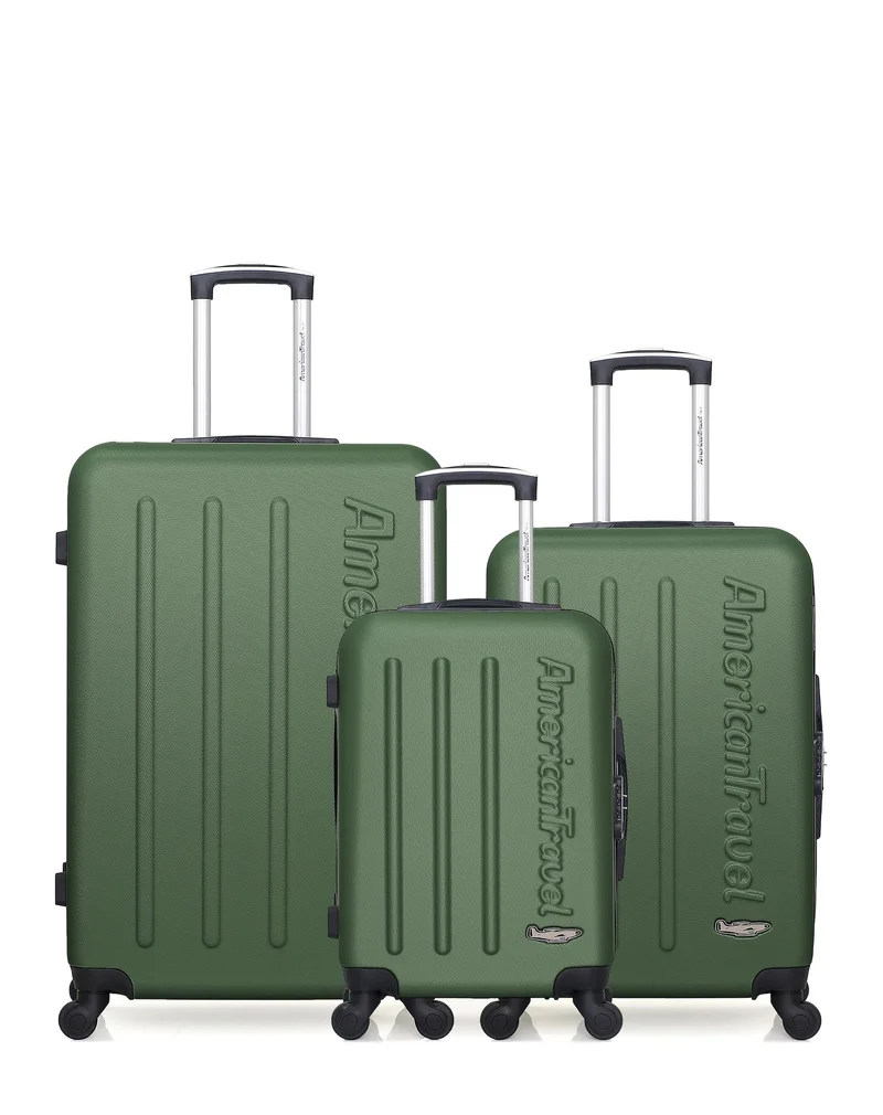 Lot de 3 Valises Rigides Grand Format, Taille Moyenne et Cabine BRONX