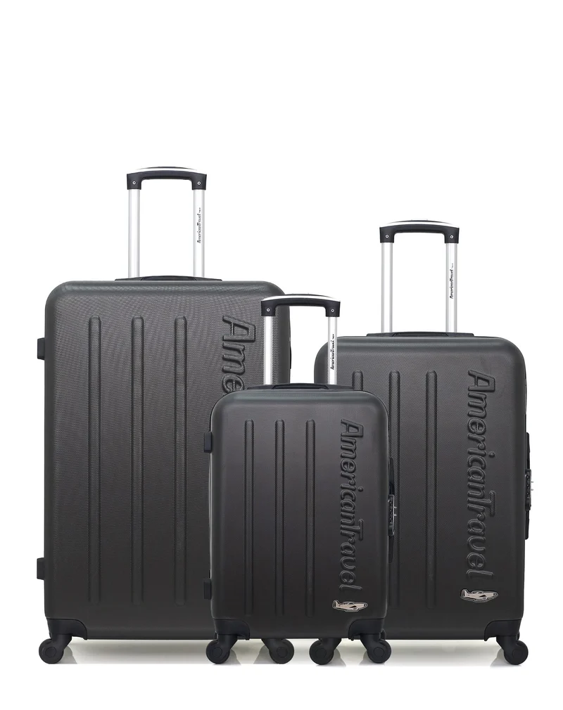 Lot de 3 Valises Rigides Grand Format, Taille Moyenne et Cabine BRONX