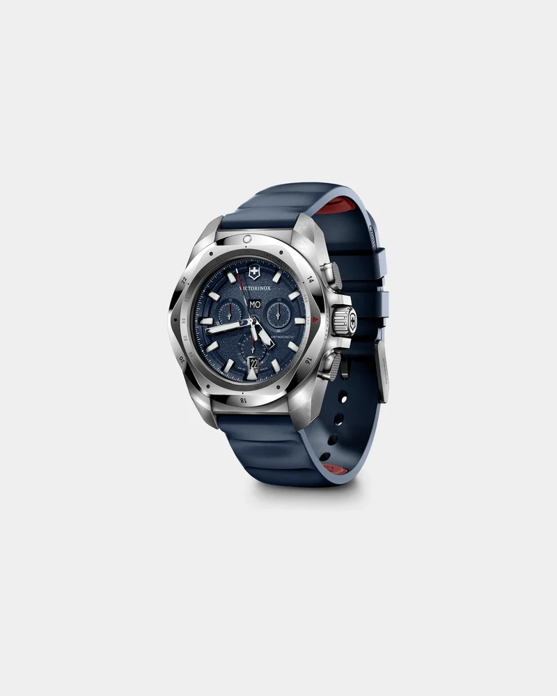 Montre acier inoxydable recyclé Victorinox I.N.O.X. Chrono à personnaliser