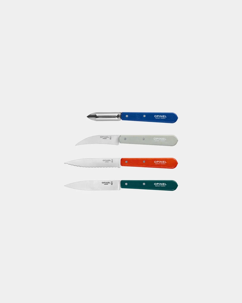 Coffret Les Essentiels Primo acier inoxydable Opinel à personnaliser