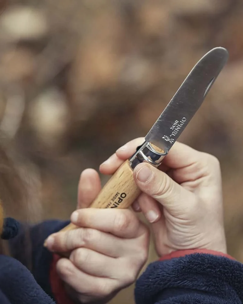 Couteau acier inoxydable Opinel Mon Premier à personnaliser