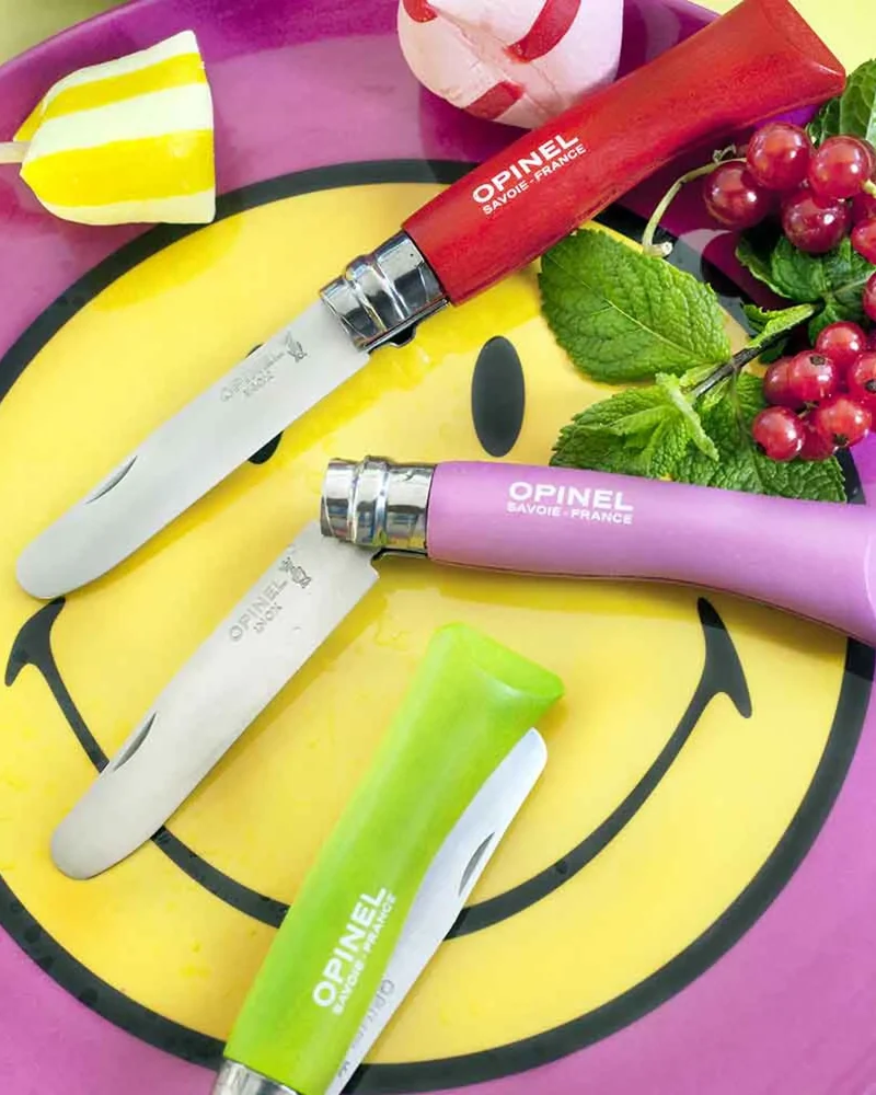 Couteau acier inoxydable Opinel Mon Premier à personnaliser