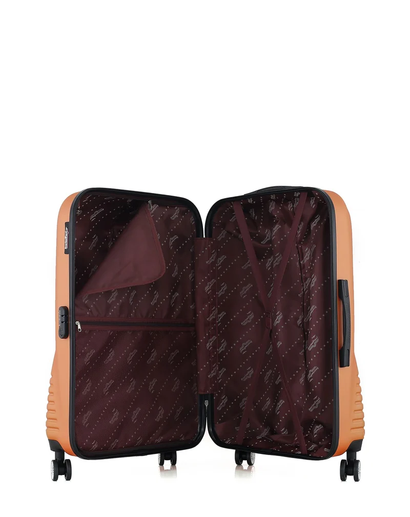 Lot de 3 Valises Rigides Grand Format, Taille Moyenne et Cabine DC