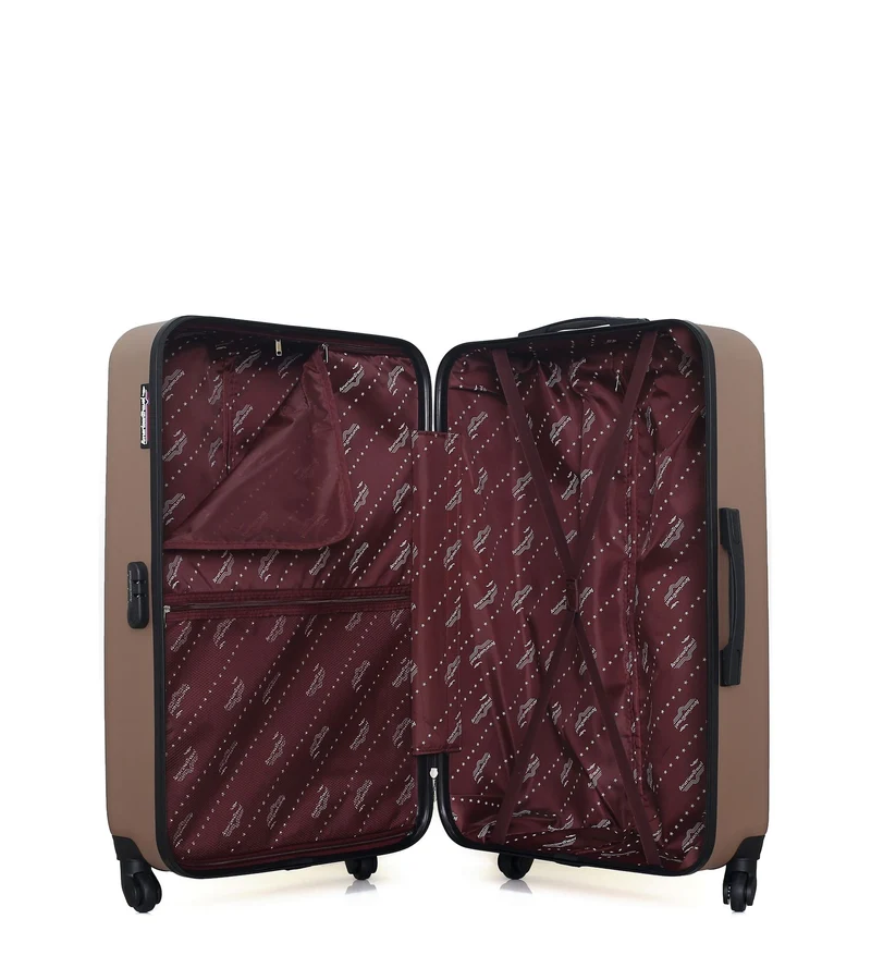 Lot de 4 Valises Rigides Grand Format, Taille Moyenne, Cabine et Vanity CHELSEA