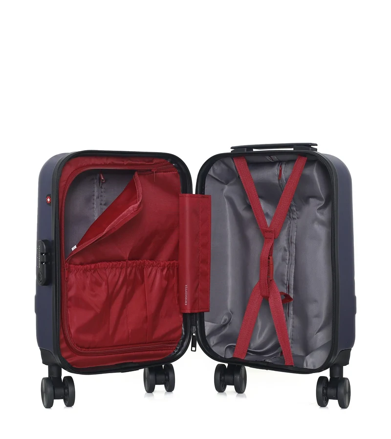 Lot de 4 Valises Rigides Grand Format, Taille Moyenne, Cabine et Cabine XXS USTER