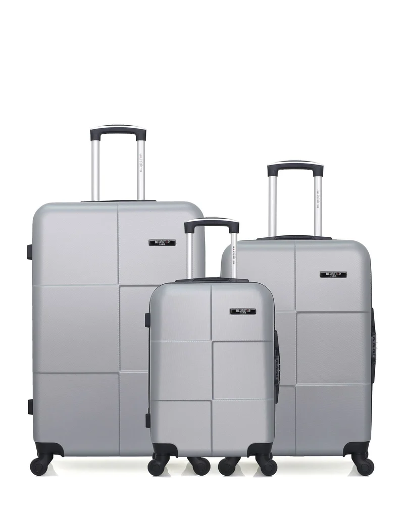 Lot de 3 Valises Rigides Grand Format, Taille Moyenne et Cabine MIAMI