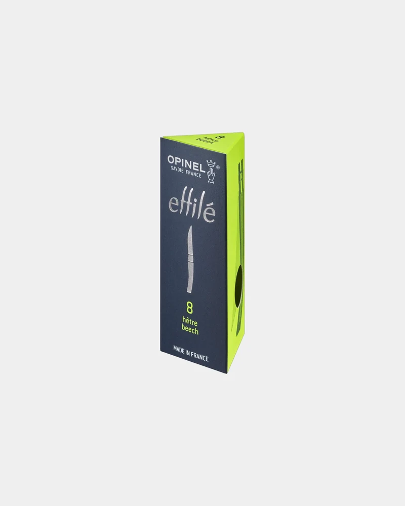 Couteau inox Opinel Effilé 8 Hêtre à personnaliser