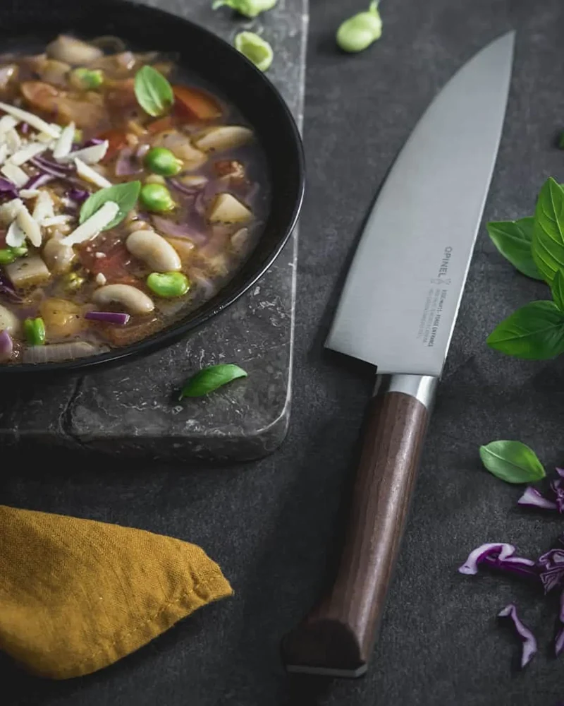 Couteau de cuisine acier inox Opinel Les Forgés 1890 à personnaliser