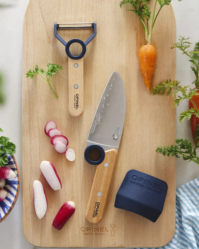 Kit cuisine acier inox Opinel Le Petit Chef à personnaliser