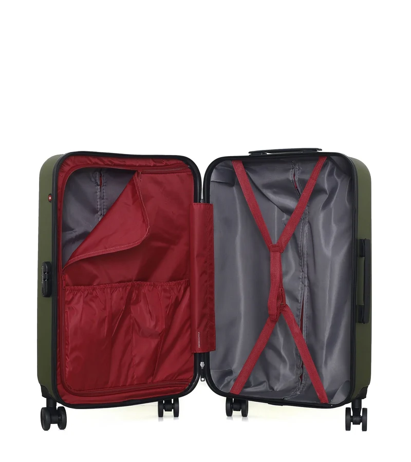 Lot de 2 Valises Rigides Taille Moyenne et Cabine ZURICH