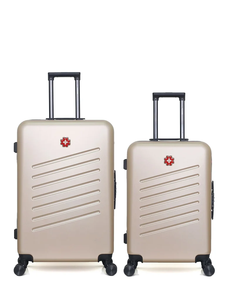 Lot de 2 Valises Rigides Grand Format et Taille Moyenne ZURICH