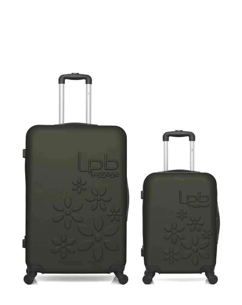 Lot de 2 Valises Rigides Grand Format et Cabine ELEONOR