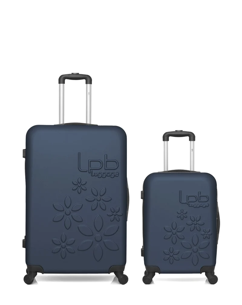 Lot de 2 Valises Rigides Grand Format et Cabine ELEONOR