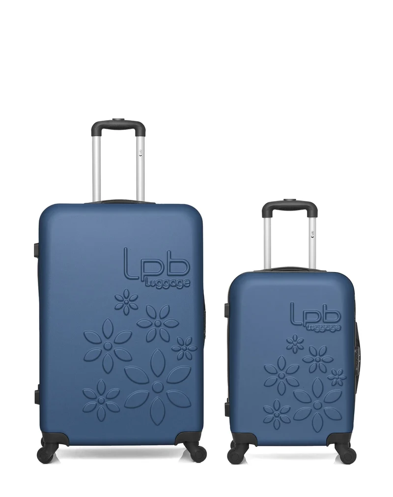 Lot de 2 Valises Rigides Grand Format et Cabine ELEONOR