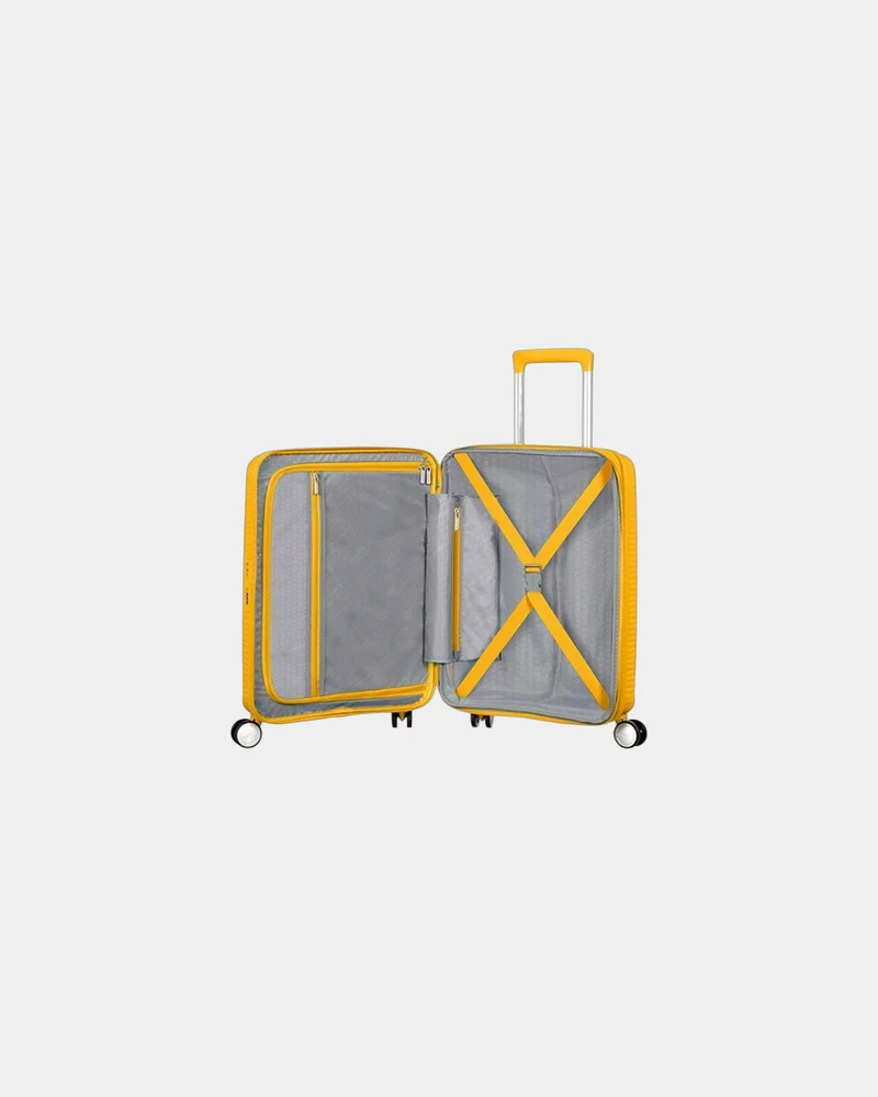 Valise polypropylène extensible American Tourister SoundBox à personnaliser