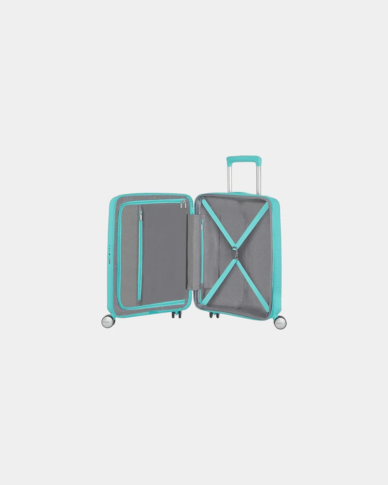 Valise polypropylène extensible American Tourister SoundBox à personnaliser