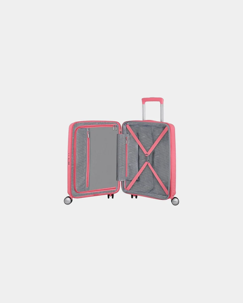 Valise polypropylène extensible American Tourister SoundBox à personnaliser