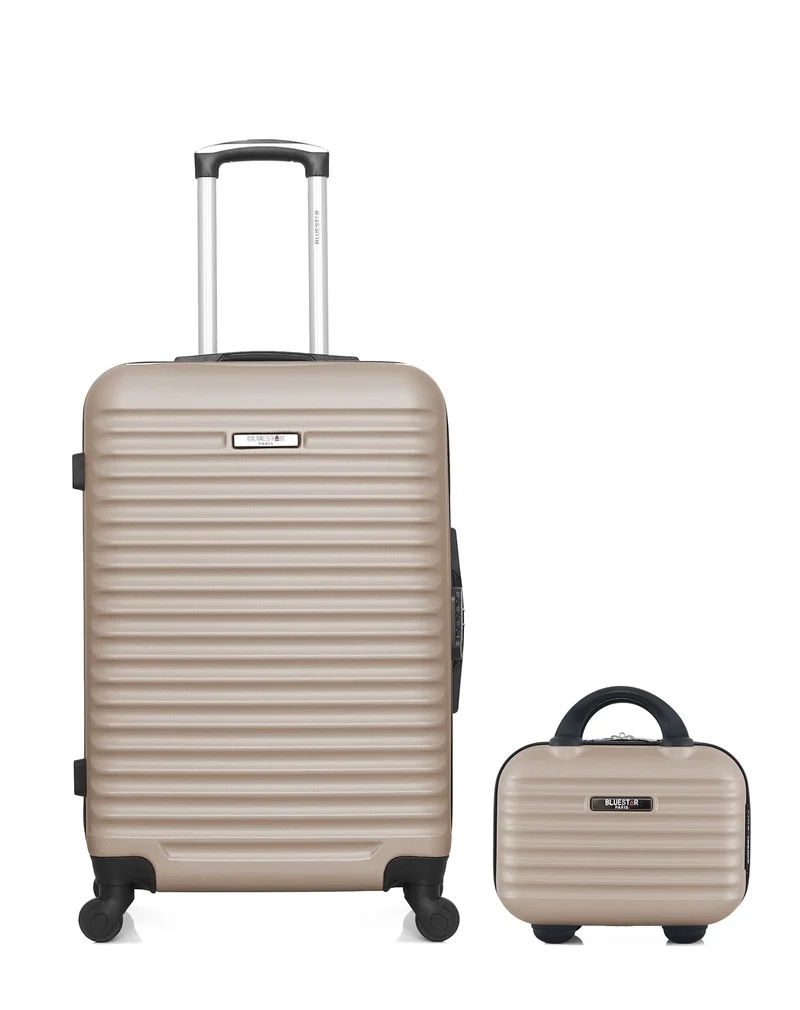 Lot de 2 Valises Rigides Taille Moyenne et Vanity BRAZILIA
