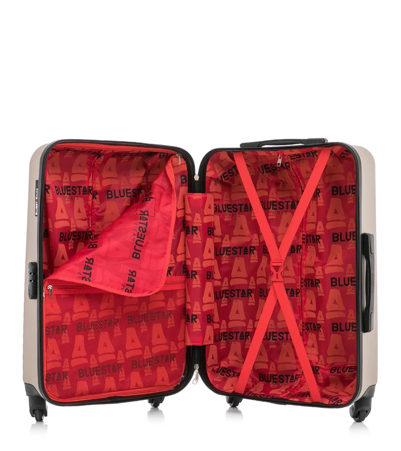 Lot de 2 Valises Rigides Taille Moyenne et Vanity BRAZILIA