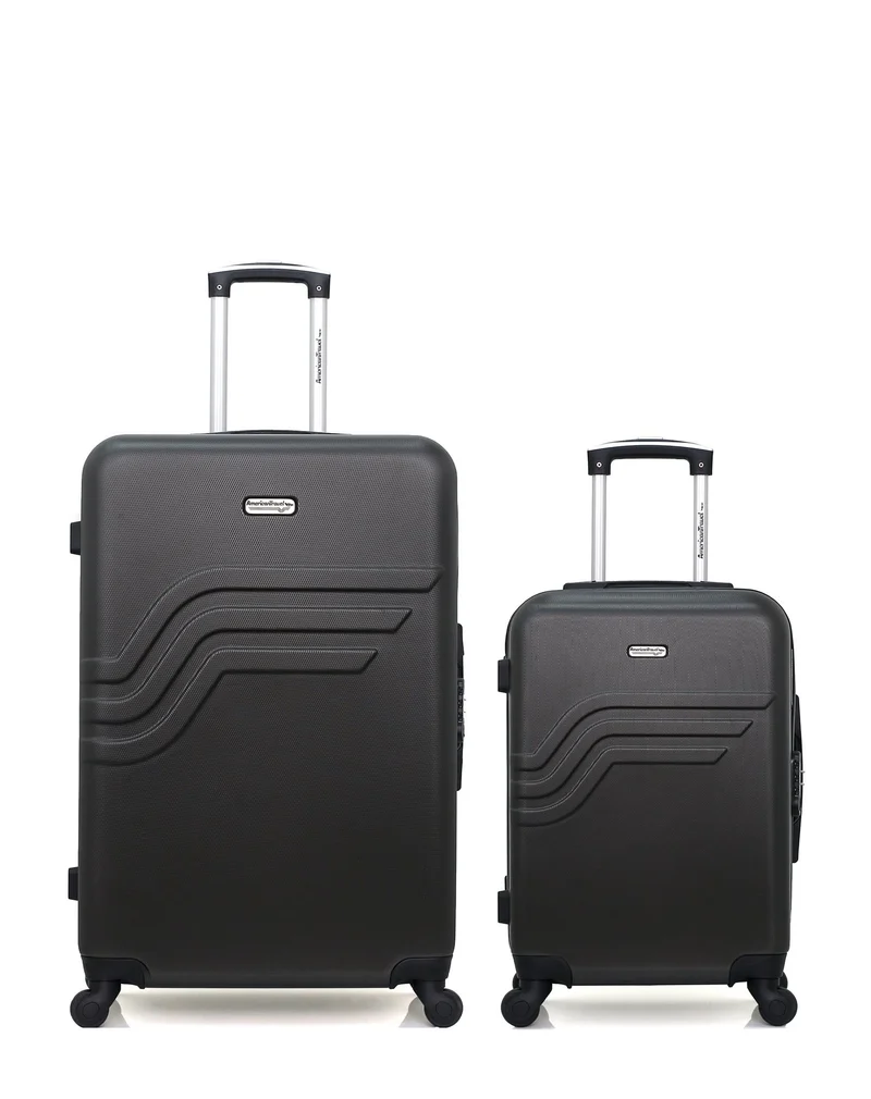 Lot de 2 Valises Rigides Grand Format et Cabine QUEENS