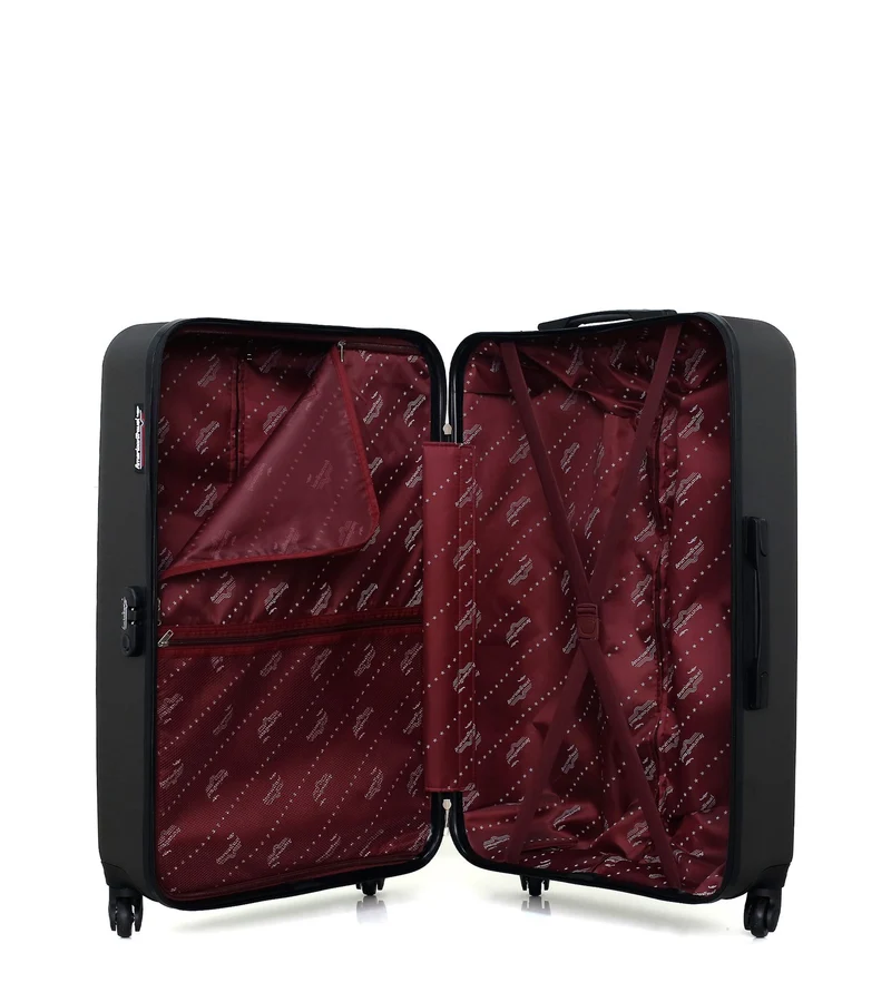 Lot de 2 Valises Rigides Grand Format et Cabine QUEENS