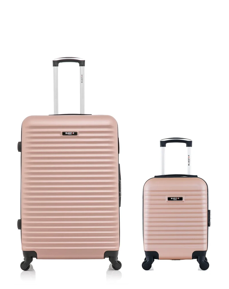 Lot de 2 Valises Rigides Grand Format et Cabine XXS BRAZILIA